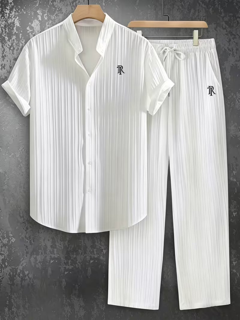 New Summer Men's Printed Set